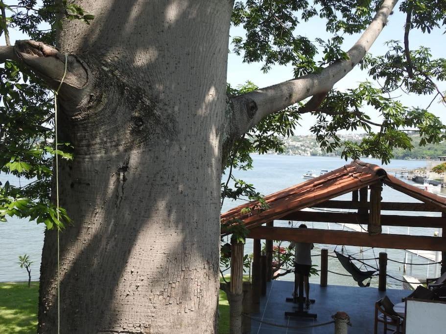 Habitacion Independiente A Pie Del Lago Con Ac Tequesquitengo Eksteriør bilde
